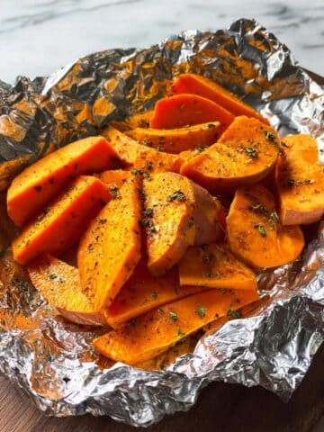 Grilled Sweet Potatoes in Foil Recipe