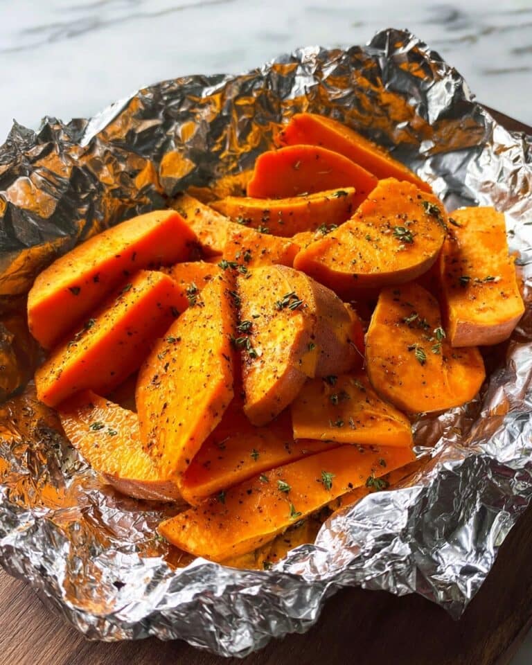Grilled Sweet Potatoes in Foil Recipe