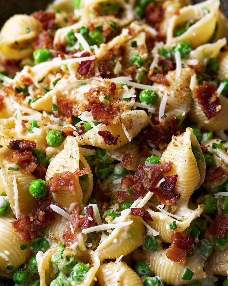 Creamy Bacon and Pea Pasta Salad Recipe