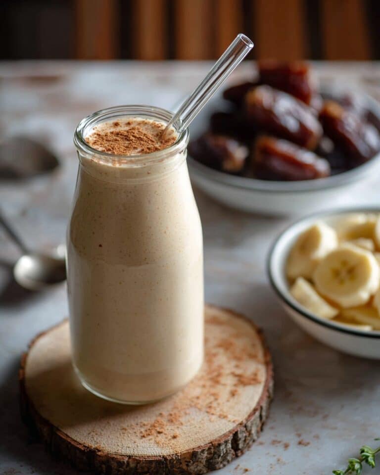 Creamy Banana Date Smoothie Recipe