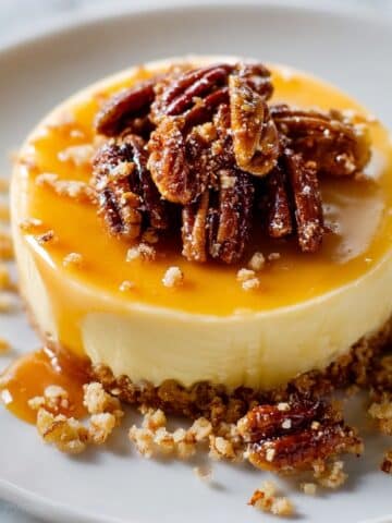 Caramel Apple Crisp Cheesecake Recipe