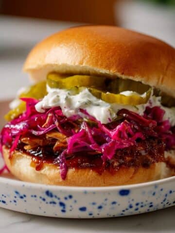 Hoisin Glazed Yuba and Eggplant Sandwiches Recipe