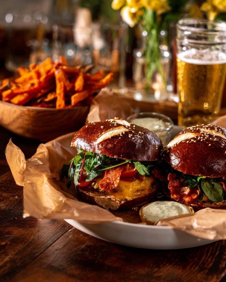 Greek Burgers with Harissa Mayo, Za'atar, and Crispy Prosciutto Recipe