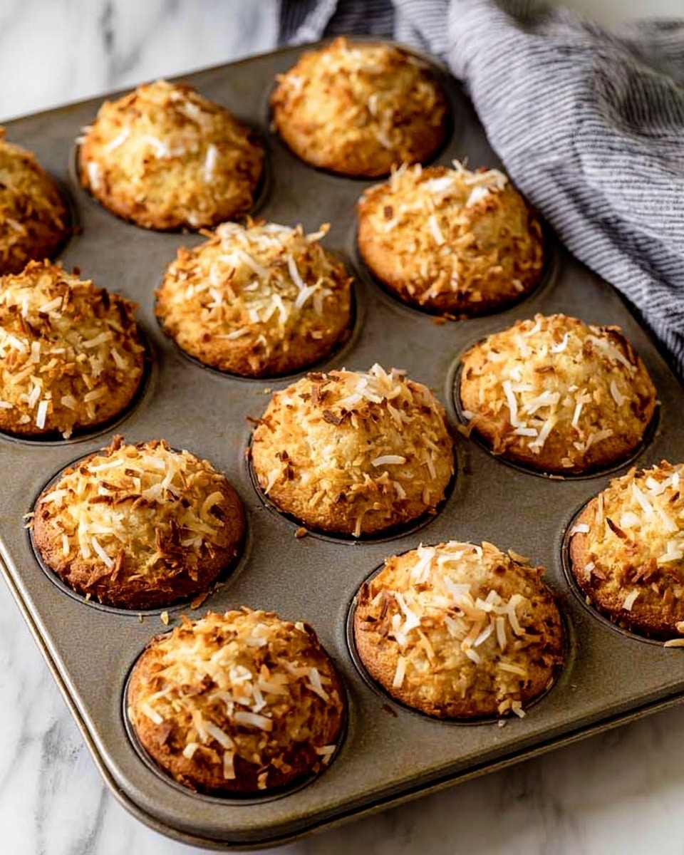 The image shows a stack of three brown muffins with a textured, slightly rough surface and some small pieces of oats on top. Each muffin has a puffed shape with a wider top and narrower base, and they are stacked directly on top of each other. The background is a white marbled surface with soft lighting highlighting the muffins' warm, golden-brown color. In the background, there are blurred shapes of more muffins. photo taken with an iphone --ar 4:5 --v 7