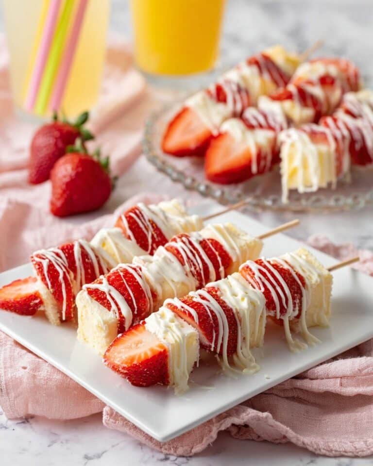 Strawberry Shortcake Kabobs Recipe