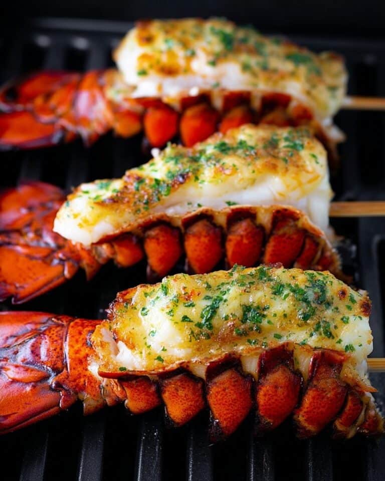 Grilled Lobster Tail with Garlic Butter and Parsley Recipe