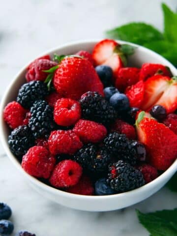 Berry Fruit Salad with Honey, Lime, and Poppy Seeds Recipe
