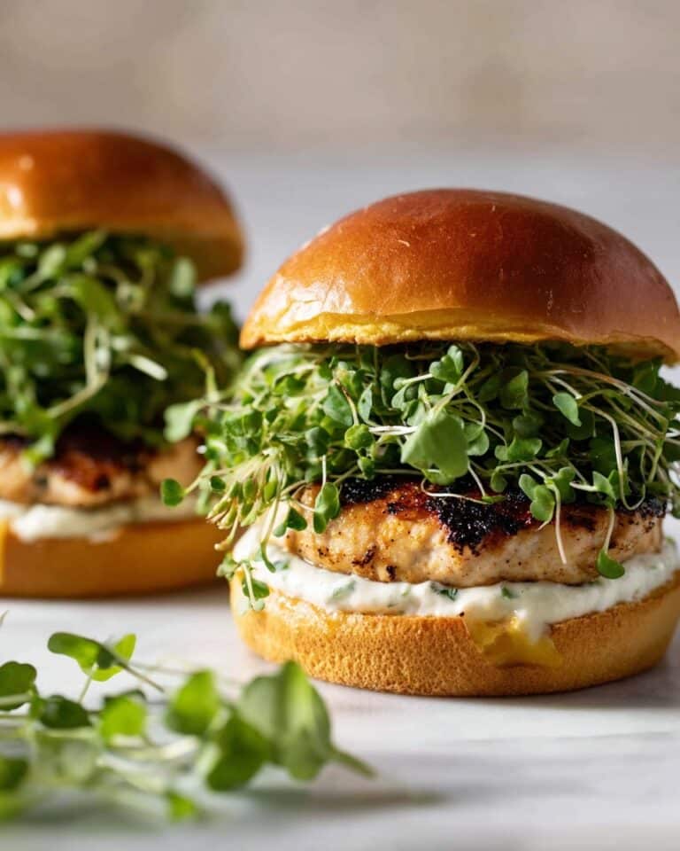 Grilled Zucchini Chicken Burgers Recipe