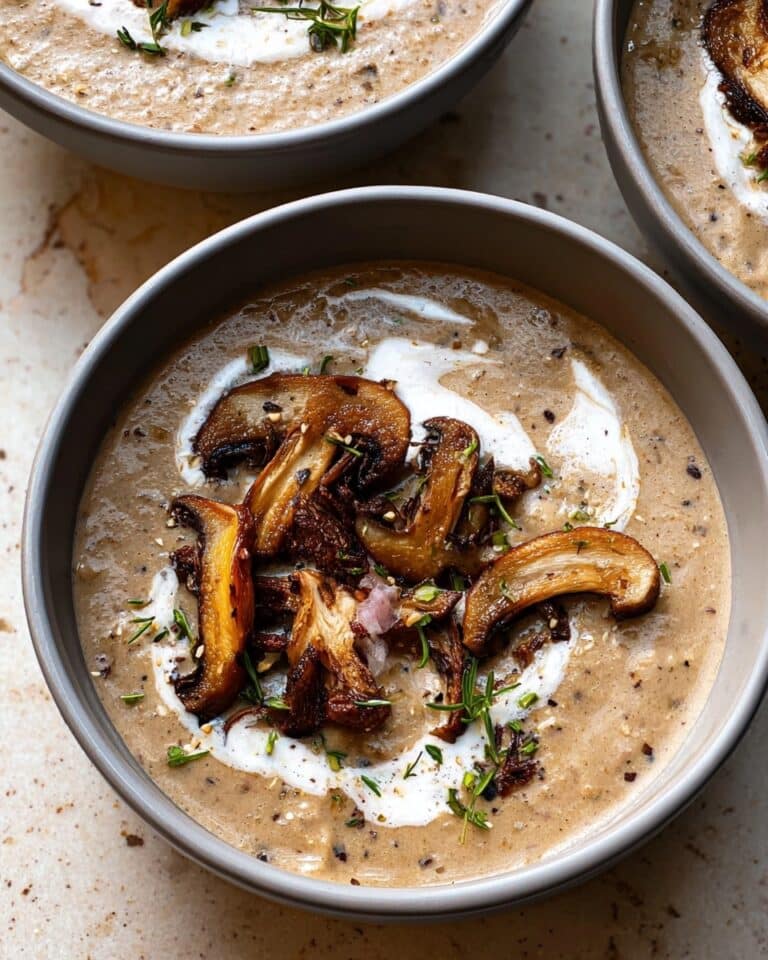 Vegan Cream of Mushroom Soup Recipe
