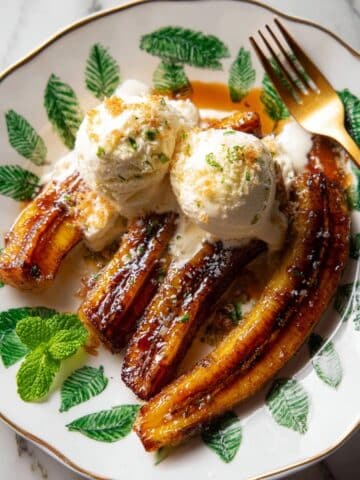 Fried Bananas with Cinnamon and Vanilla Recipe