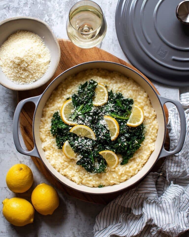 Meyer Lemon Risotto with Spicy Swiss Chard Recipe