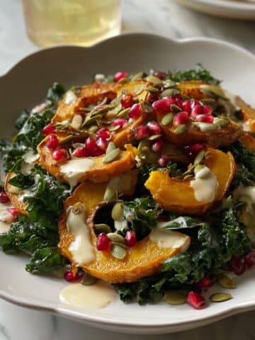 Maple Delicata Kale Caesar Recipe