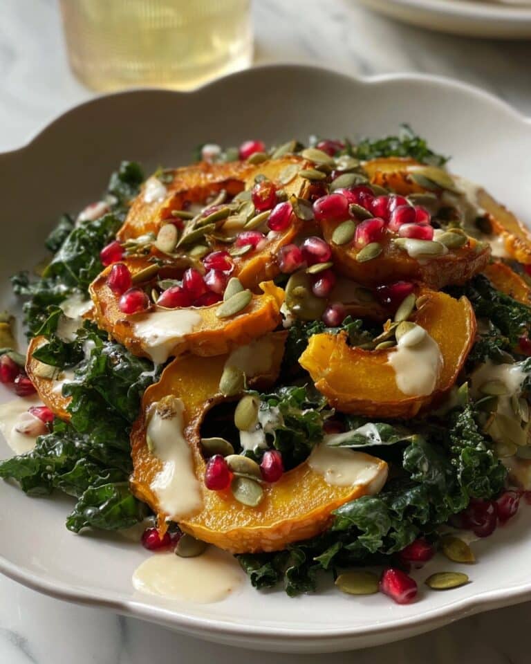 Maple Delicata Kale Caesar Recipe