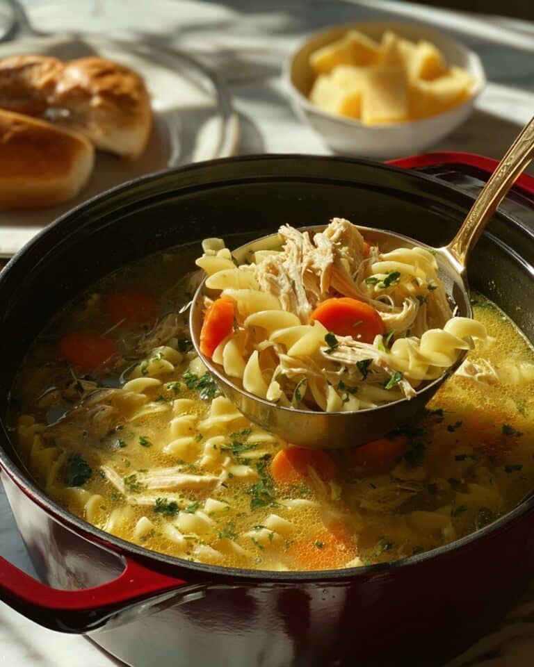 Golden Chicken Noodle Soup Recipe