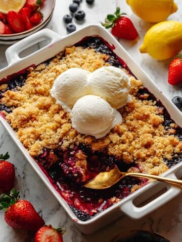 Lemon Berry Cobbler Recipe