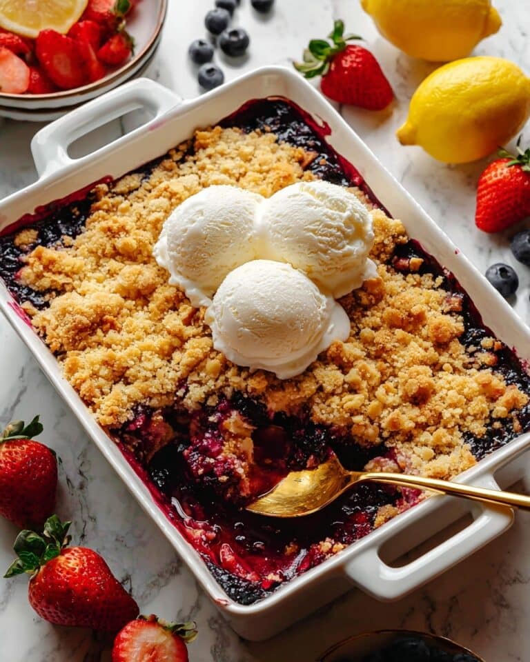 Lemon Berry Cobbler Recipe