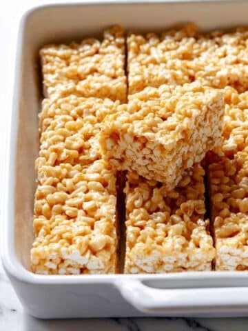 Next-Level Bourbon Brown Butter Toasted Rice Krispie Treats Recipe