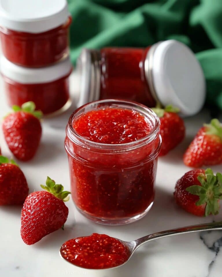 Low-Sugar Strawberry Freezer Jam Recipe
