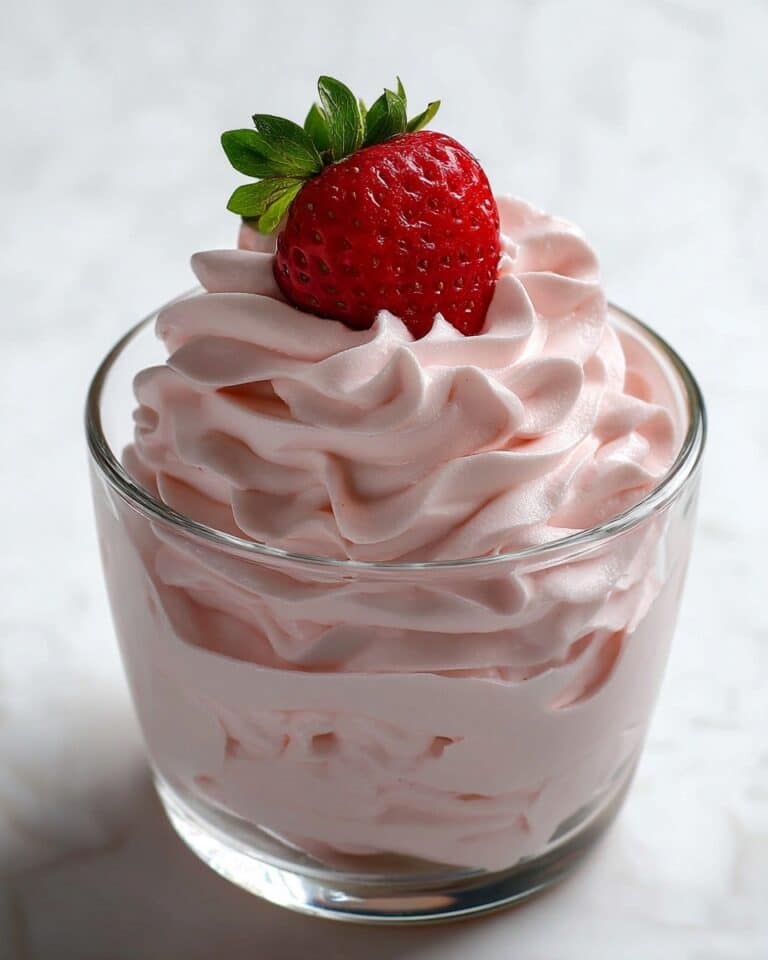 Strawberry Stabilized Whipped Cream Recipe