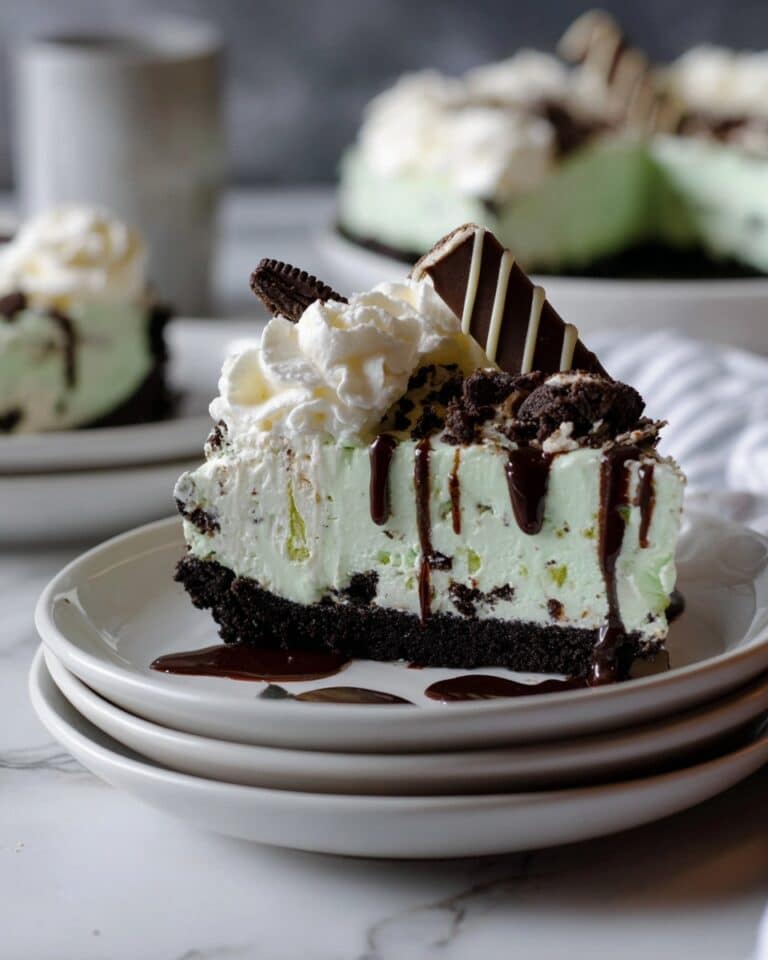 Mint Chocolate Chip Ice Cream Pie Recipe
