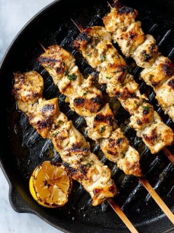 Easy Herby Lemon Chicken Skewers Recipe