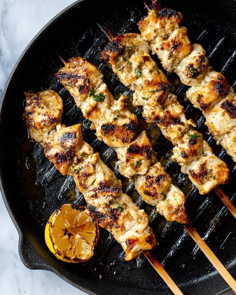 Easy Herby Lemon Chicken Skewers Recipe