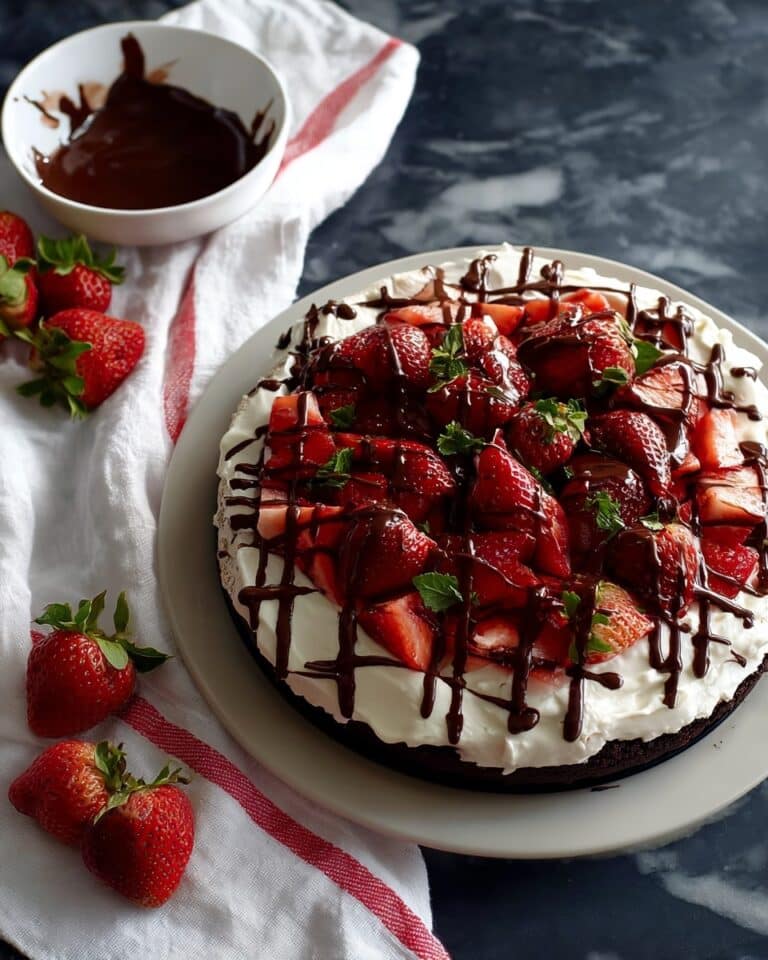 Chocolate Covered Strawberry Ice Cream Tart Recipe