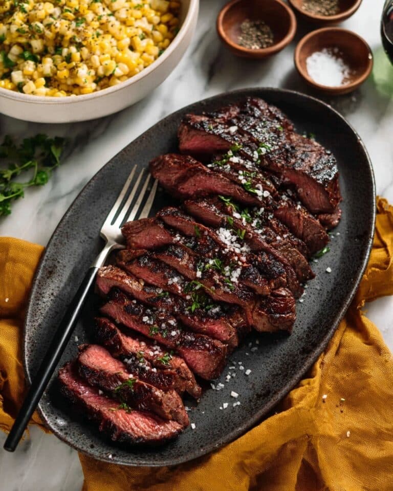 Grilled Marinated Flat Iron Steak Recipe