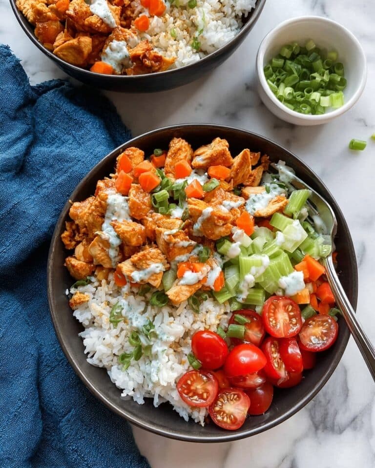 Buffalo Chicken Rice Bowls Recipe