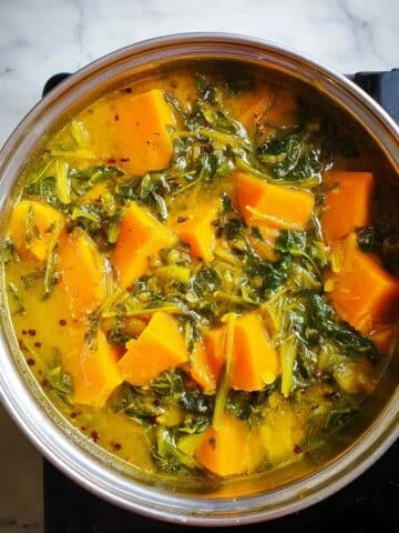 Raw Mango, Butternut Squash, and Rocket Charchari Recipe