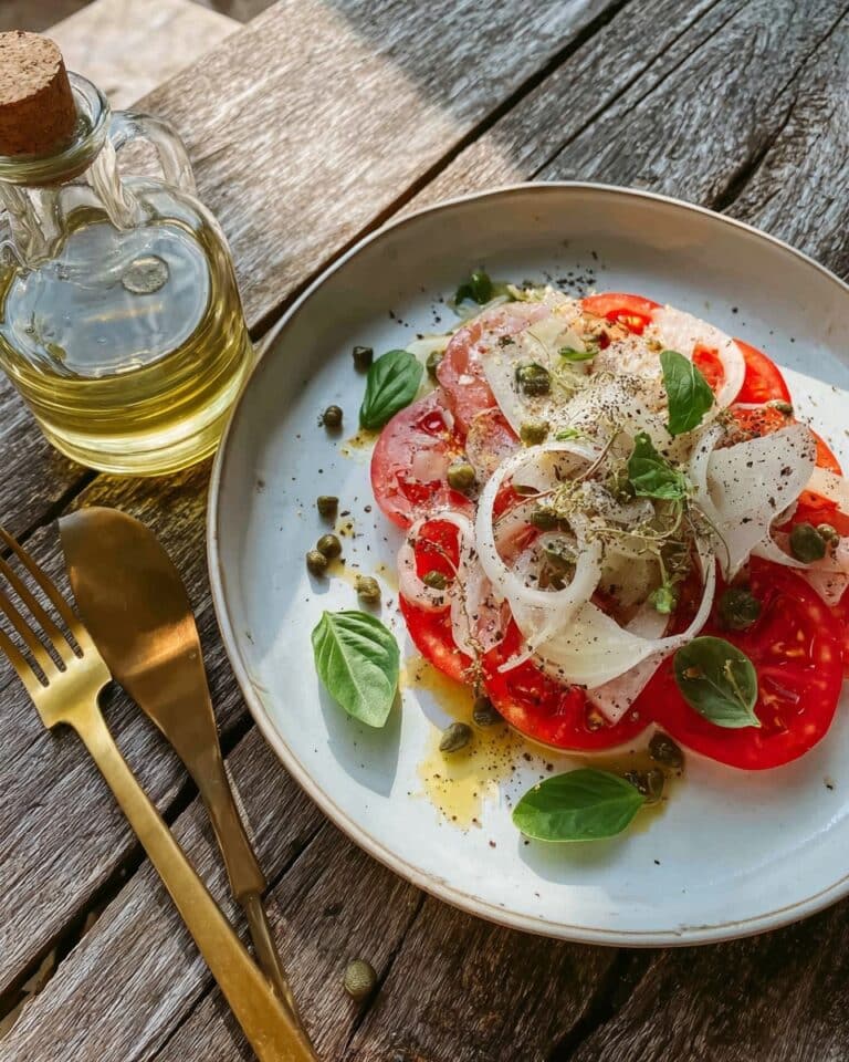 Fennel Tomato Salad With Colatura Di Alici & Capers Recipe