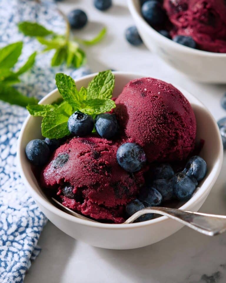 Blueberry Sorbet with 3 Ingredients Recipe