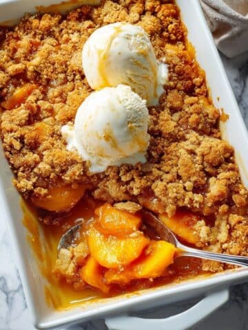 Easy Peach Crumble Recipe