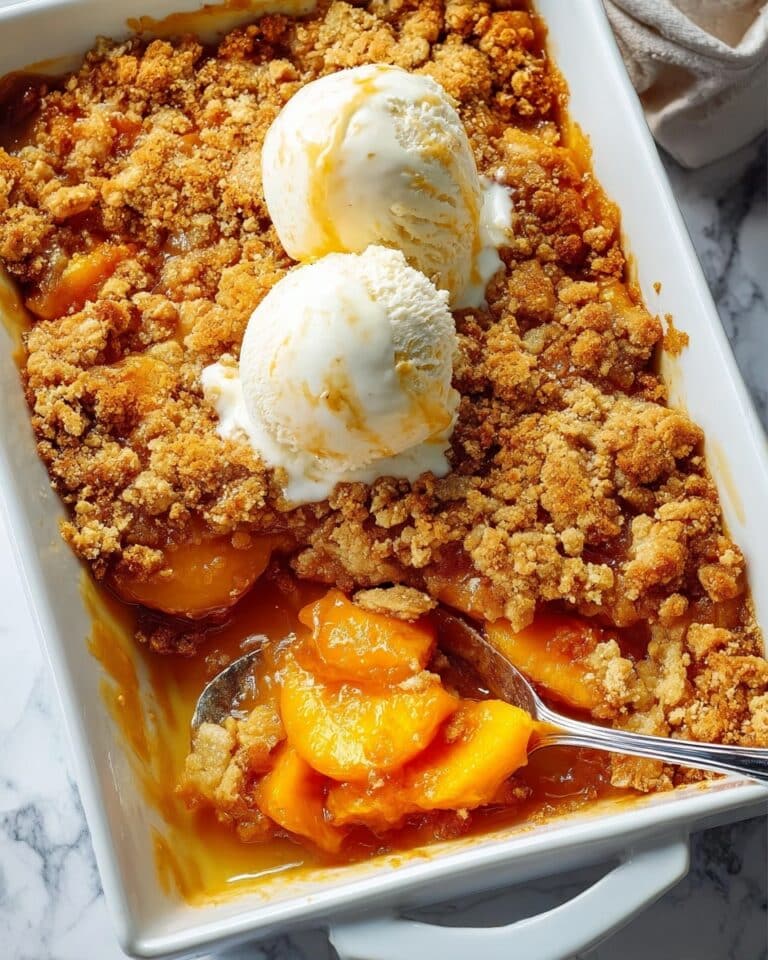 Easy Peach Crumble Recipe