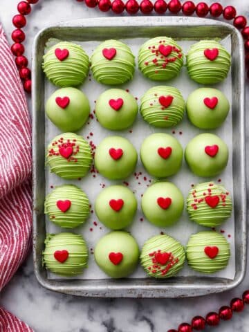 Grinch Oreo Balls Recipe