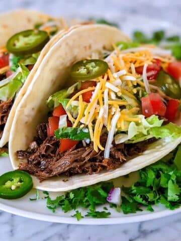 Slow Cooker Low Carb Beef Chuck Tacos Recipe