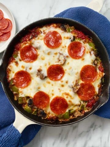 Crustless Pizza Bowls Recipe