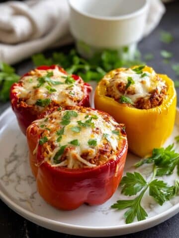 Ground Chicken Stuffed Peppers Recipe