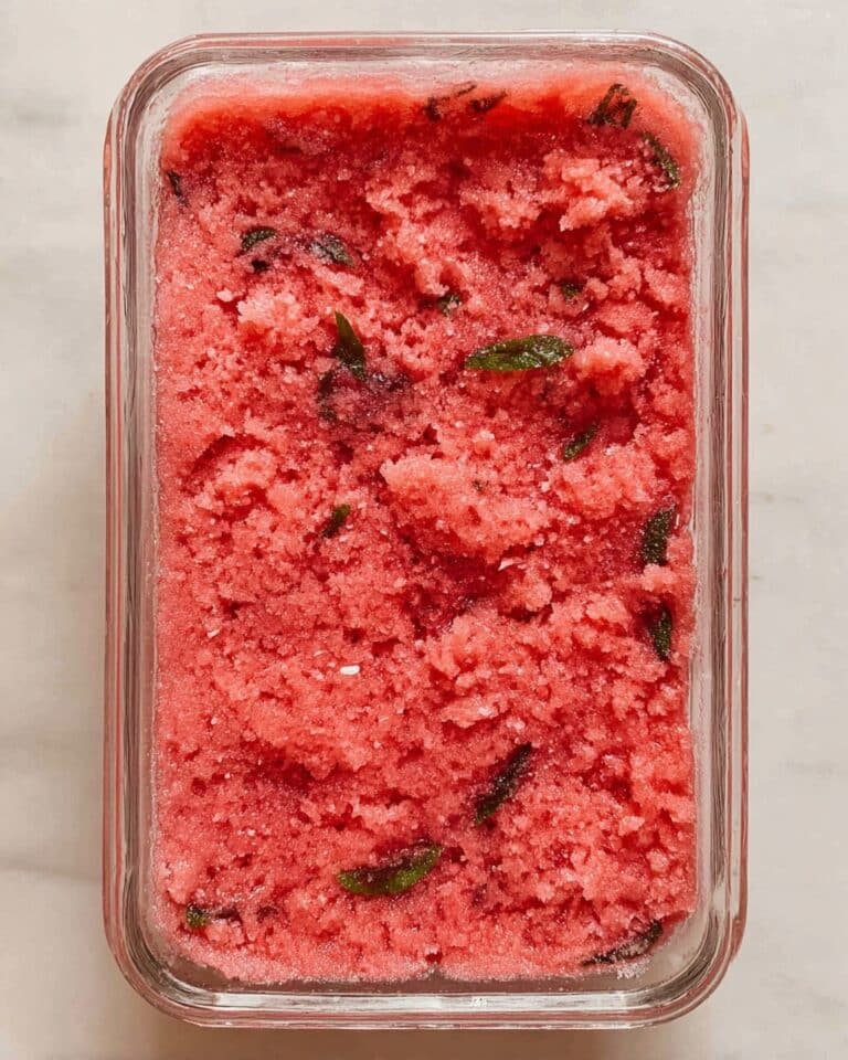 Blood Orange & Tarragon Granita Recipe
