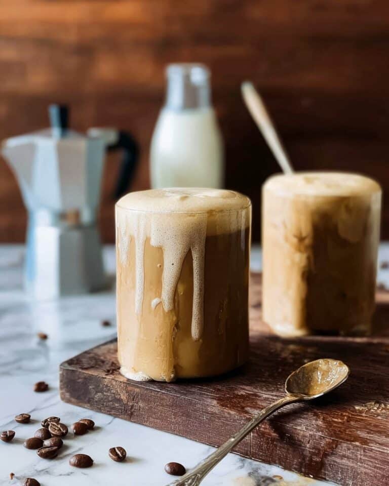 Vegan Iced Coffee with Coffee Ice Cream Recipe