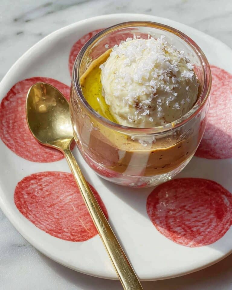 Oil Mousse With Cardamom Chantilly & Sea Salt Recipe