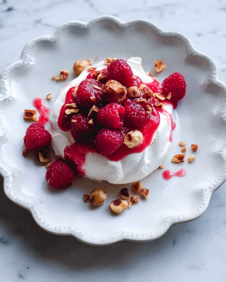 Raspberry & Toasted Hazelnut Meringues Recipe
