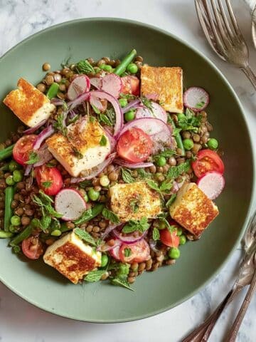 Za’atar Halloumi Couscous Salad Recipe