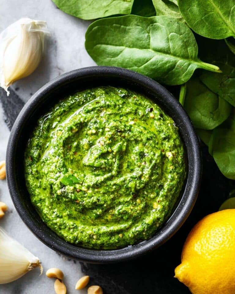 Quick Spinach Pistachio Pesto Recipe