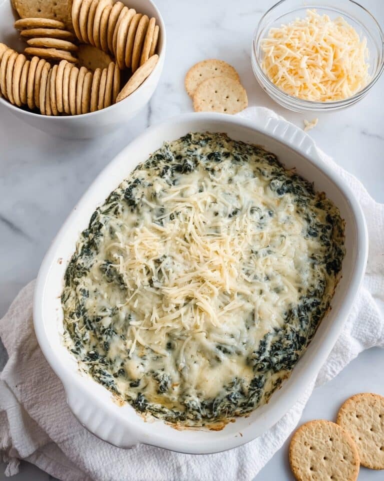 Healthy Spinach Artichoke Dip Recipe