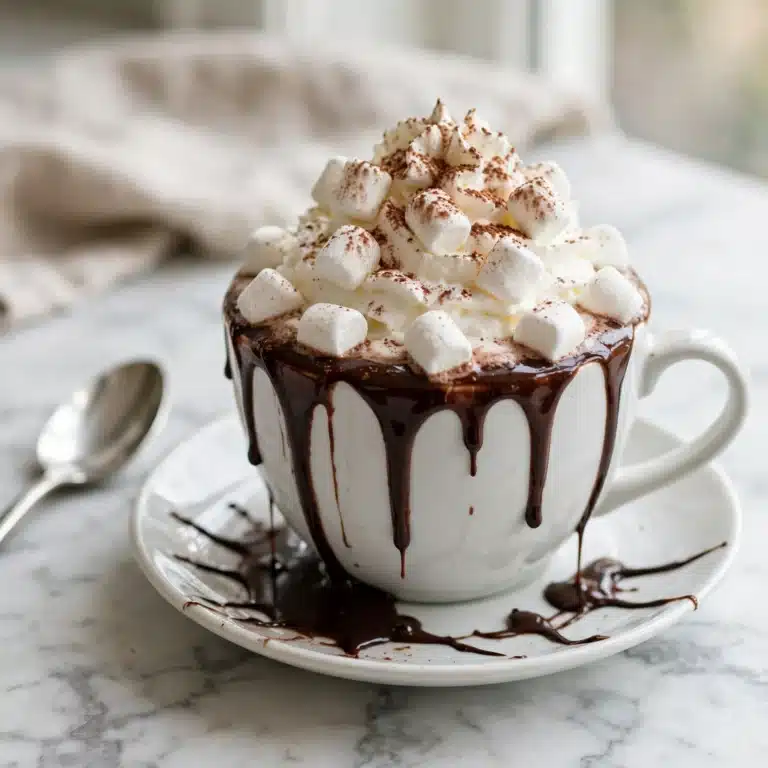 Hot Chocolate Mug Cake Recipe